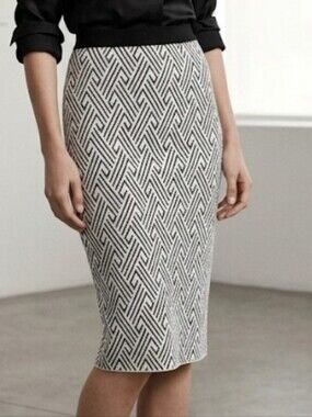 Philosophy Geometric Knit Pencil Skirt Sz. S